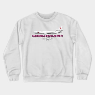 McDonnell Douglas MD-11 - Japan Airlines "J Bird - Tufted Puffin" Crewneck Sweatshirt